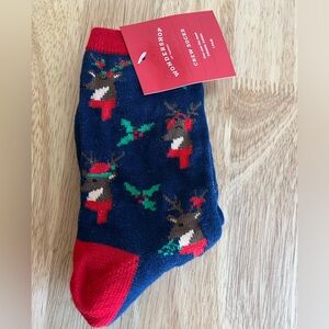 Crew Socks Reindeer Holiday Christmas